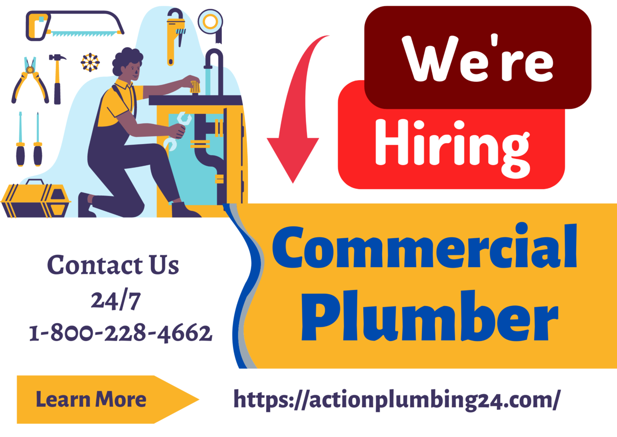 Hiring Commercial Plumber Plumbing Jobs Action Plumbing